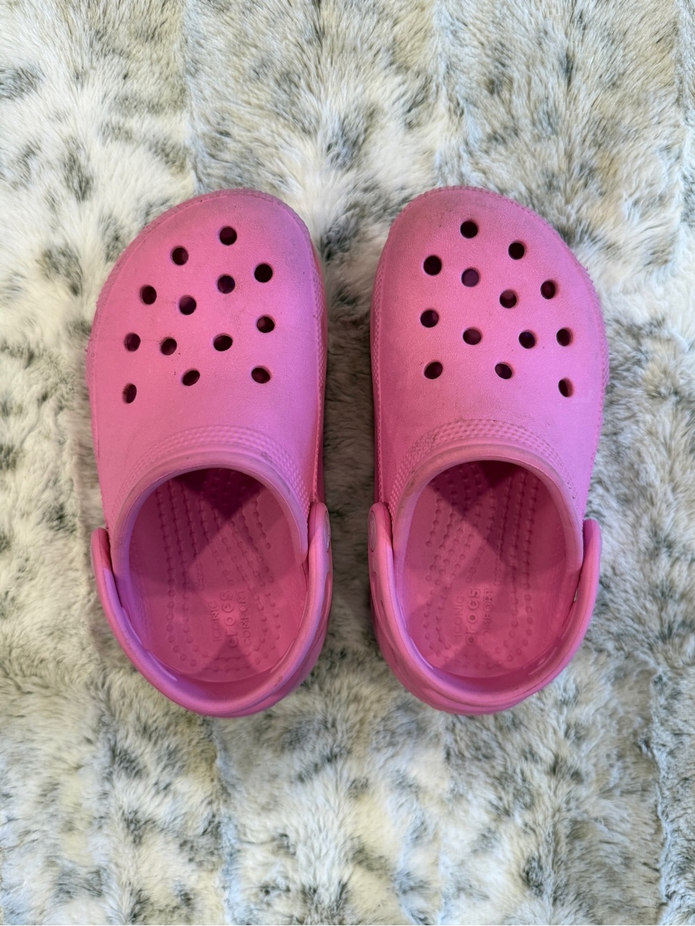 Crocs Pink Cutie Crush Platform Clogs, Toddler Size C11